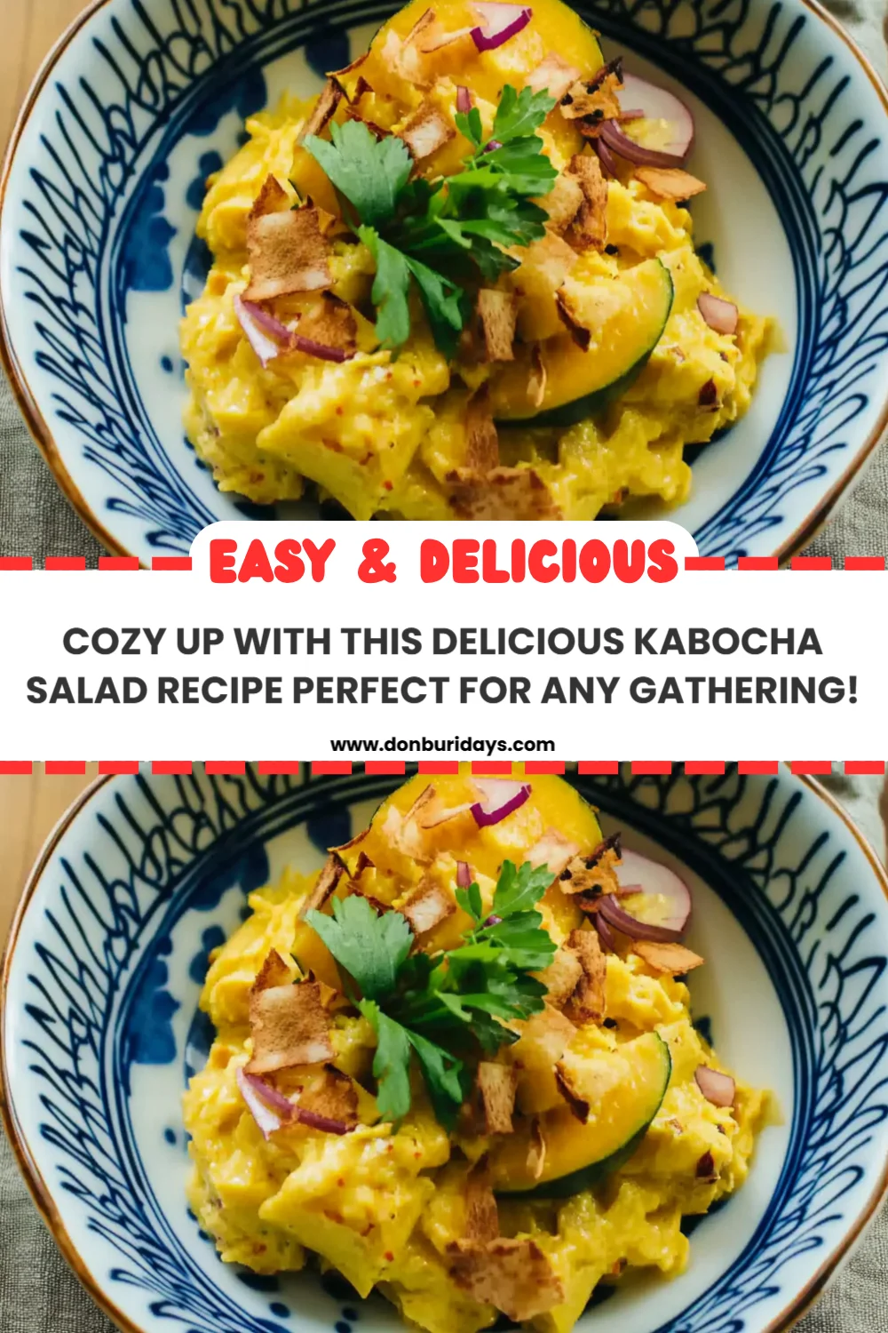 Cozy Up with This Delicious Kabocha Salad Recipe Perfect for Any Gathering!