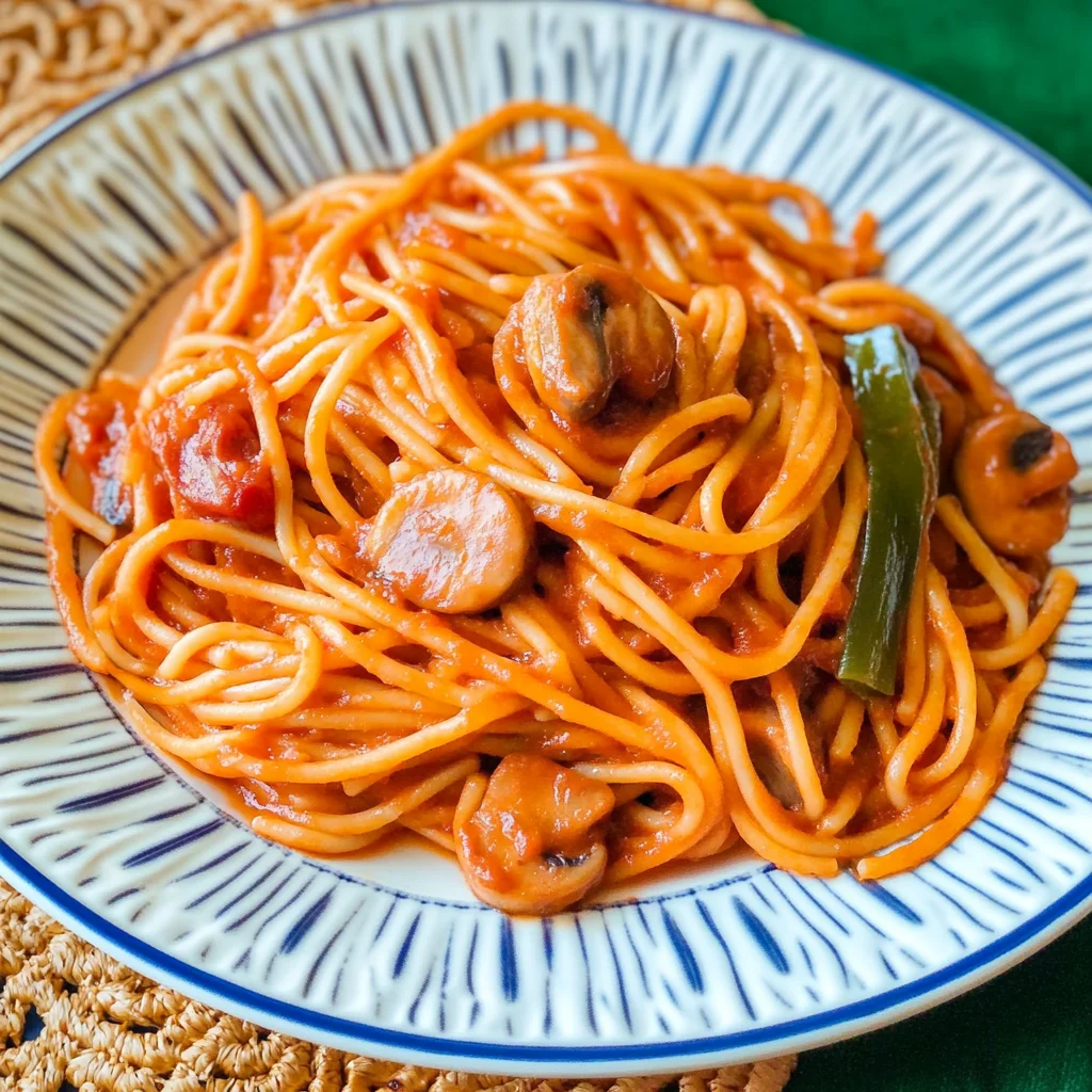 Easy Napolitan Recipe (Japanese Ketchup Spaghetti)