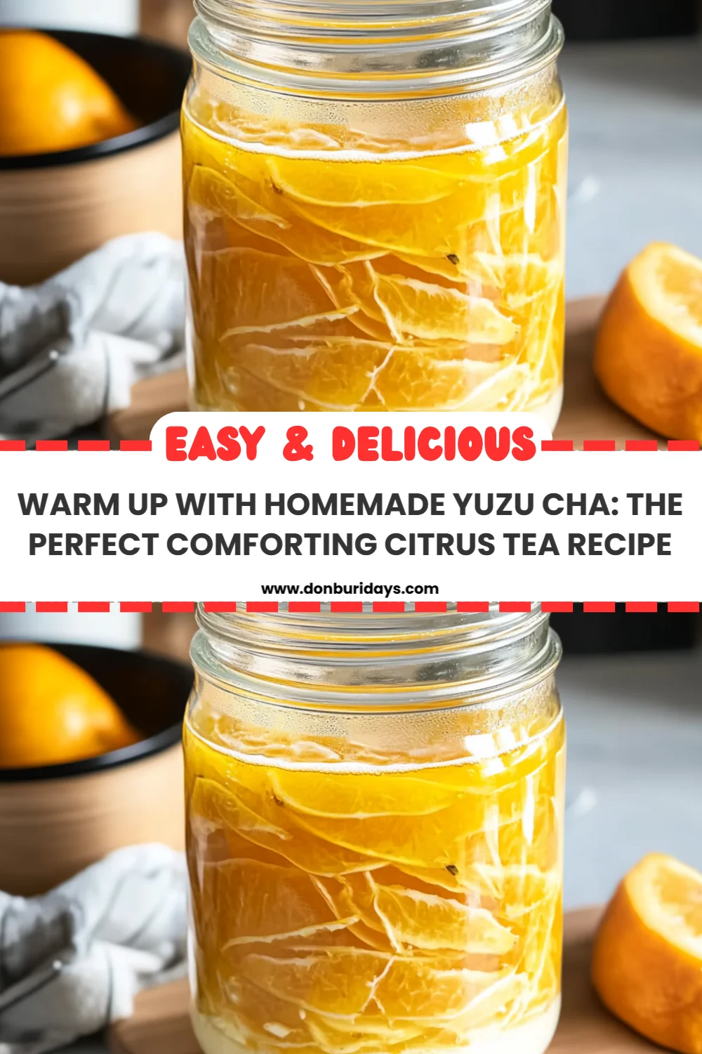 Warm Up with Homemade Yuzu Cha: The Perfect Comforting Citrus Tea Recipe