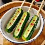 Japanese Pickled Cucumber on a Stick Recipe