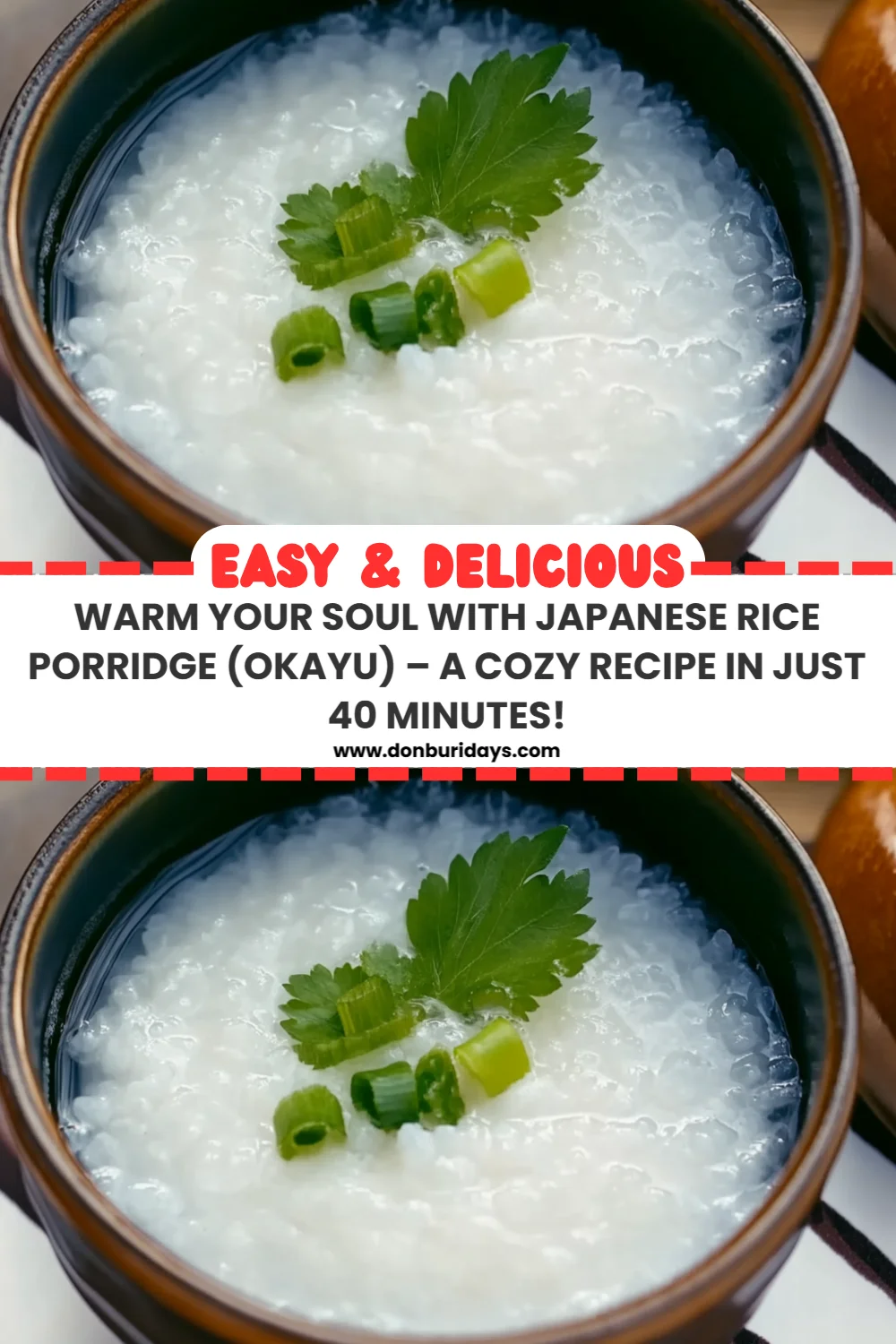 Warm Your Soul with Japanese Rice Porridge (Okayu) – A Cozy Recipe in Just 40 Minutes!