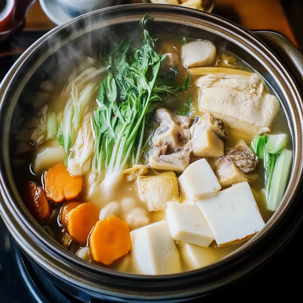 Cozy Mizutaki Chicken Hot Pot Recipe