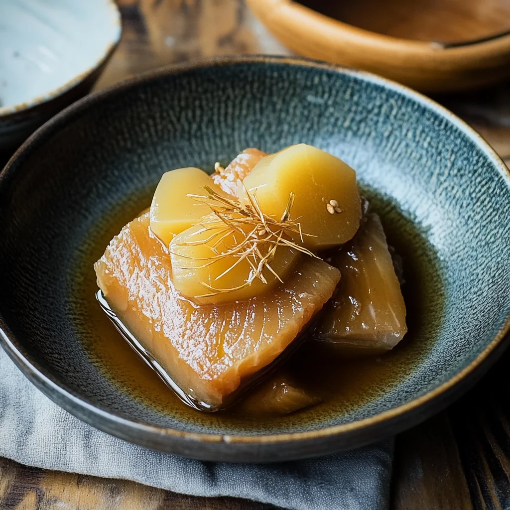 Delicious Buri Daikon Recipe (Simmered Yellowtail and Daikon)