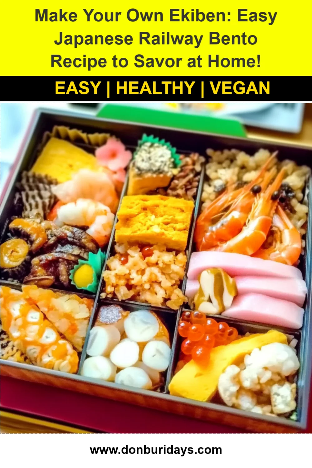 Make Your Own Ekiben: Easy Japanese Railway Bento Recipe to Savor at Home!