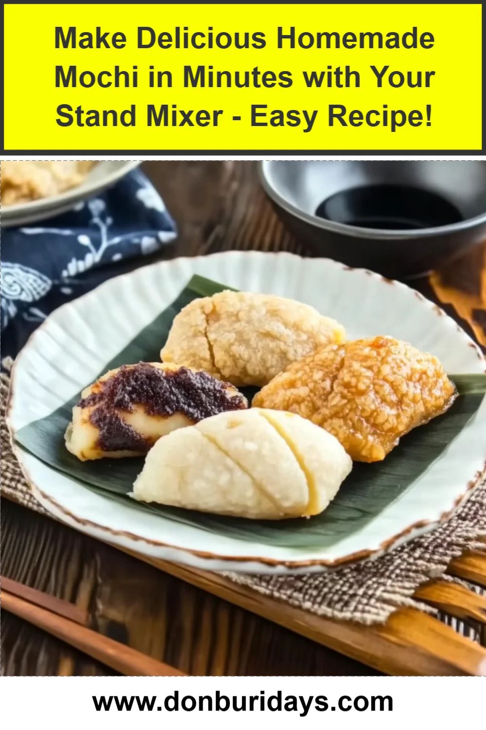 Make Delicious Homemade Mochi in Minutes with Your Stand Mixer - Easy Recipe!
