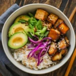 Delicious Japanese Vegetarian & Vegan Rice Bowl Recipe