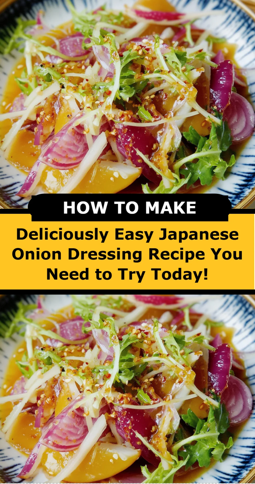 Deliciously Easy Japanese Onion Dressing Recipe You Need to Try Today!