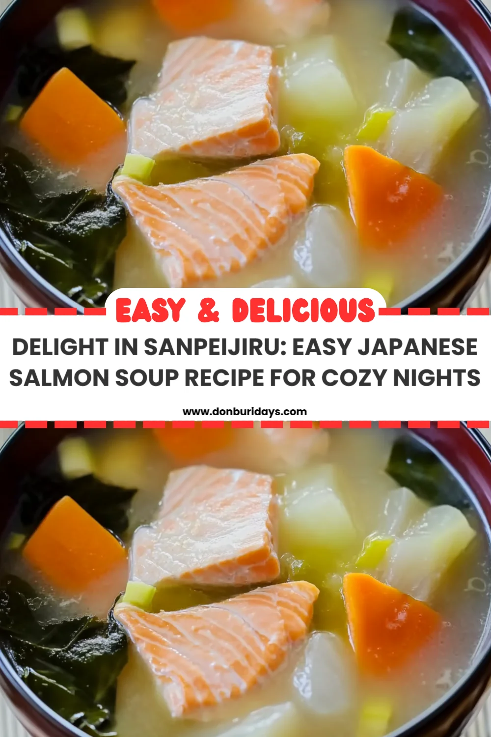 Delight in Sanpeijiru: Easy Japanese Salmon Soup Recipe for Cozy Nights