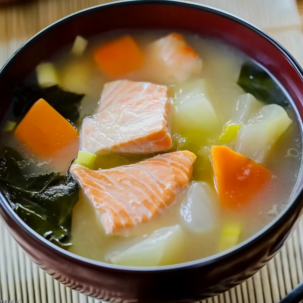 Delightful Sanpeijiru (Japanese Salmon Soup) Recipe
