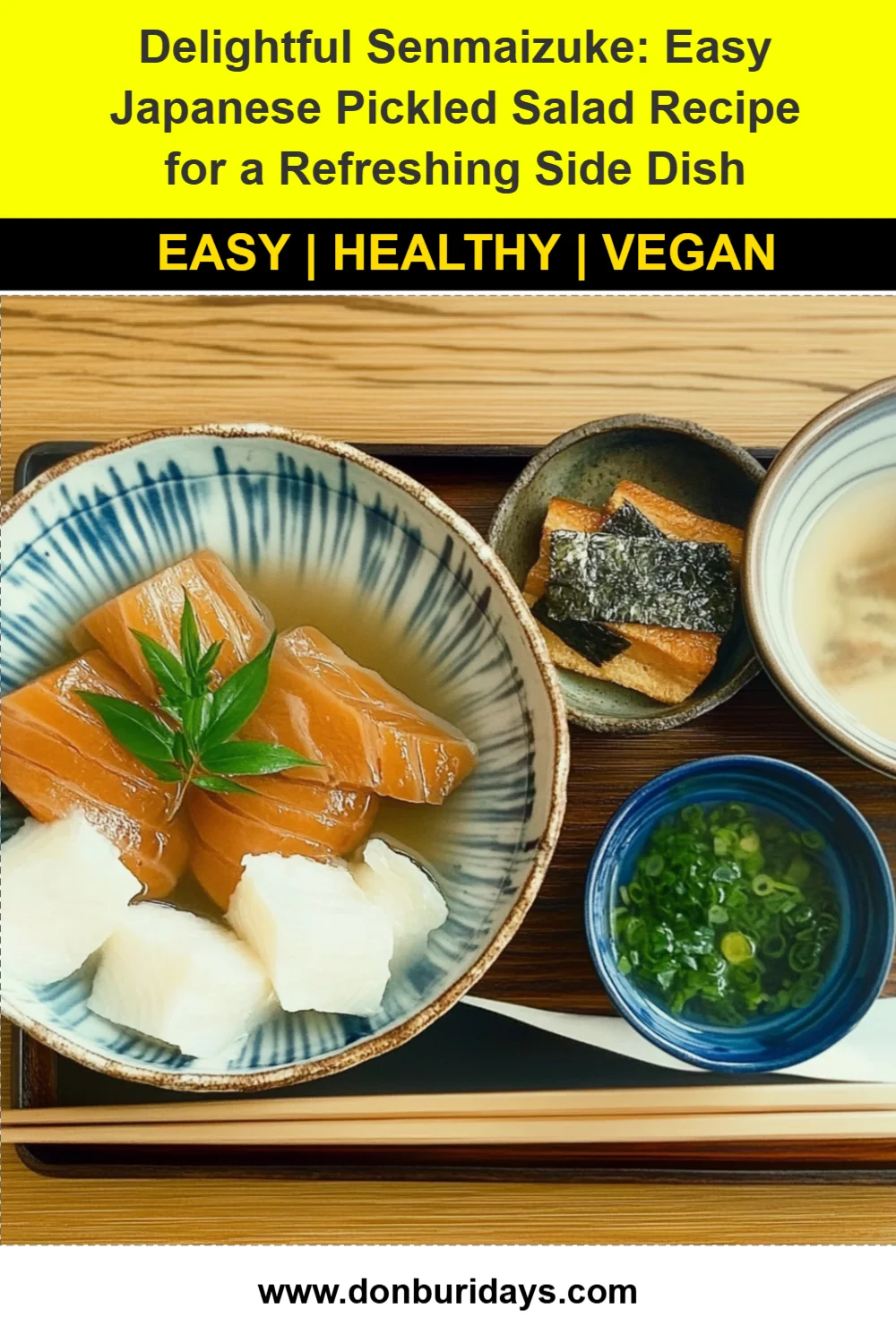 Delightful Senmaizuke: Easy Japanese Pickled Salad Recipe for a Refreshing Side Dish