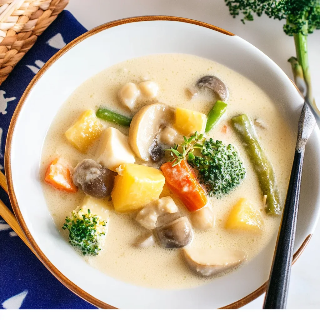 Easy Japanese Cream Stew (White Stew) Recipe