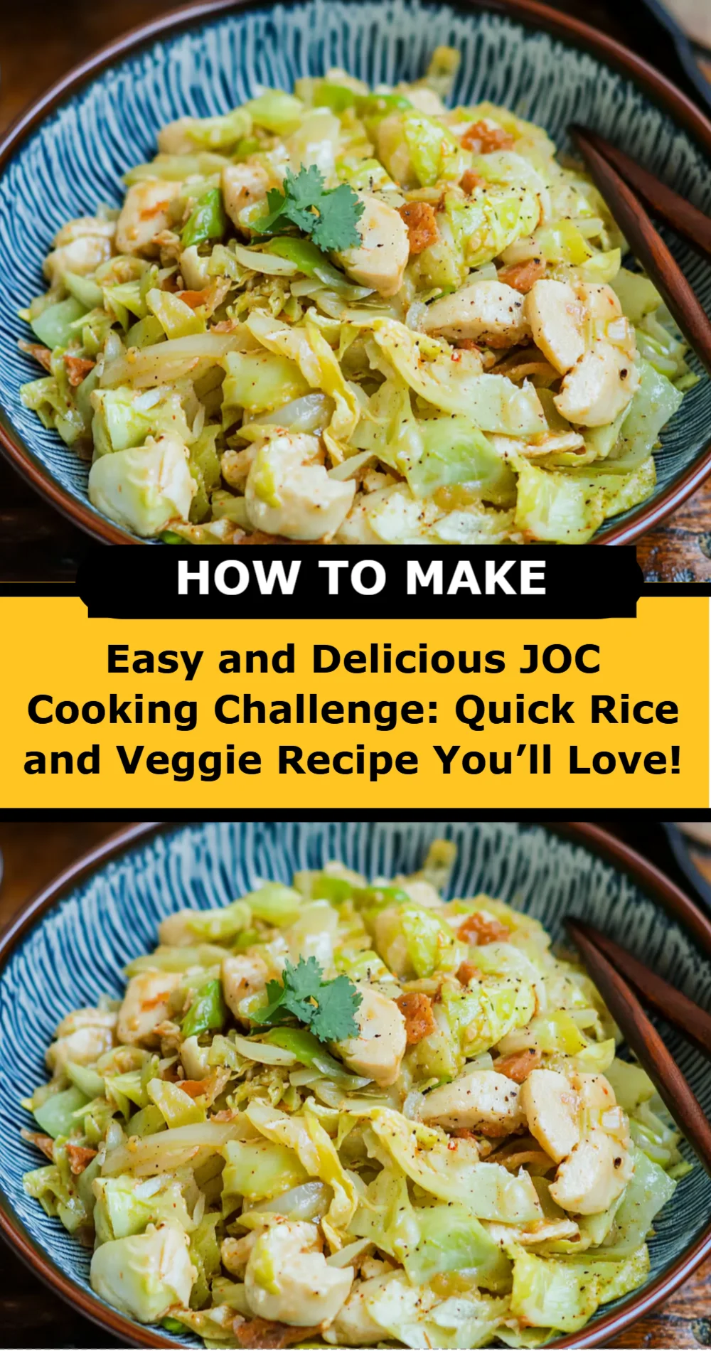 Easy and Delicious JOC Cooking Challenge: Quick Rice and Veggie Recipe You’ll Love!
