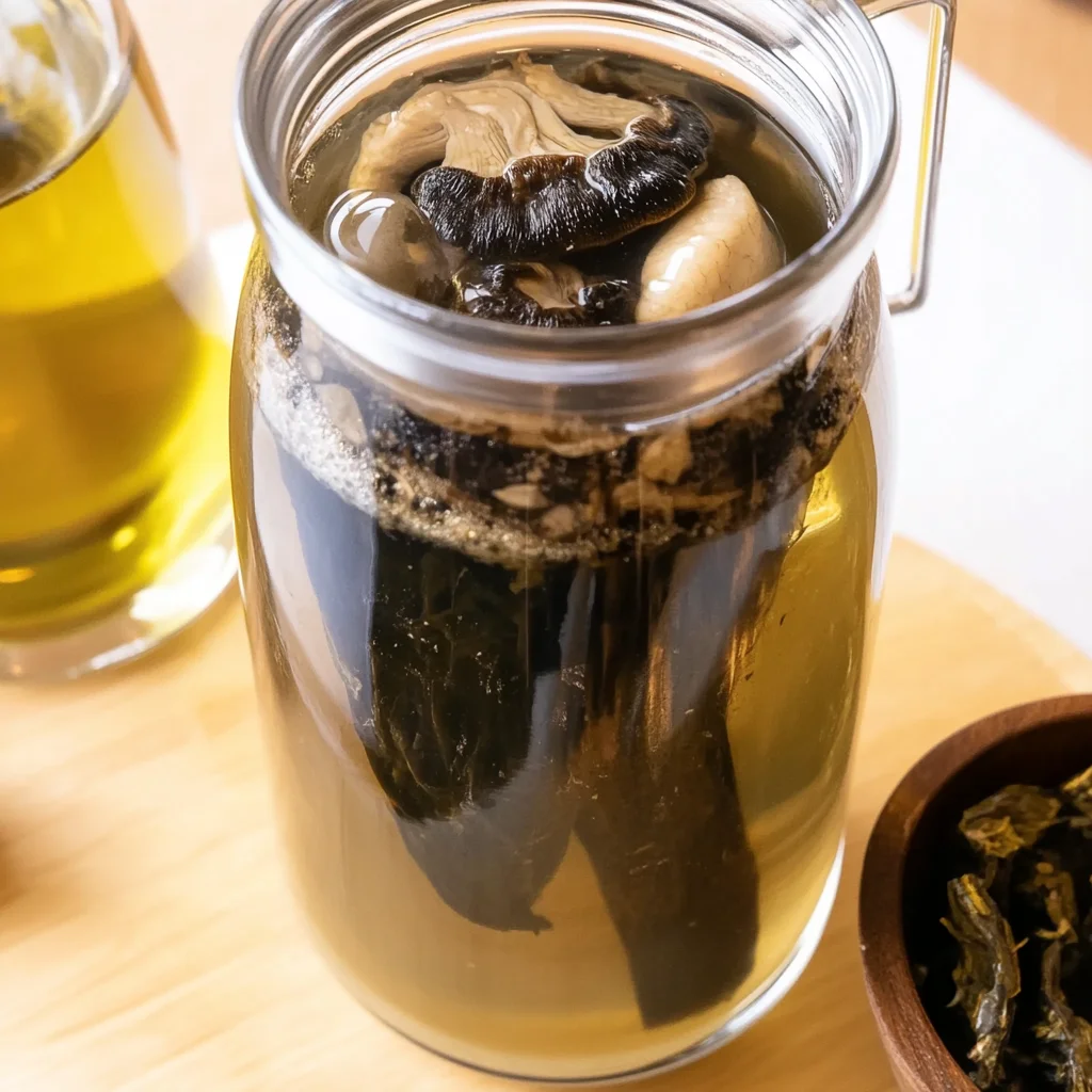 Easy Vegan Dashi Recipe (Shiitake Kombu Broth)