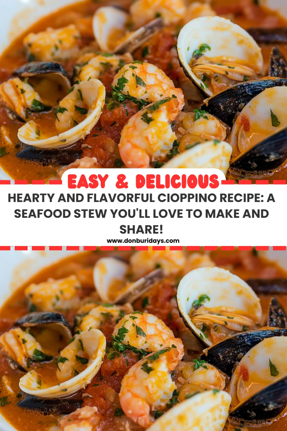 Hearty and Flavorful Cioppino Recipe: A Seafood Stew You'll Love to Make and Share!