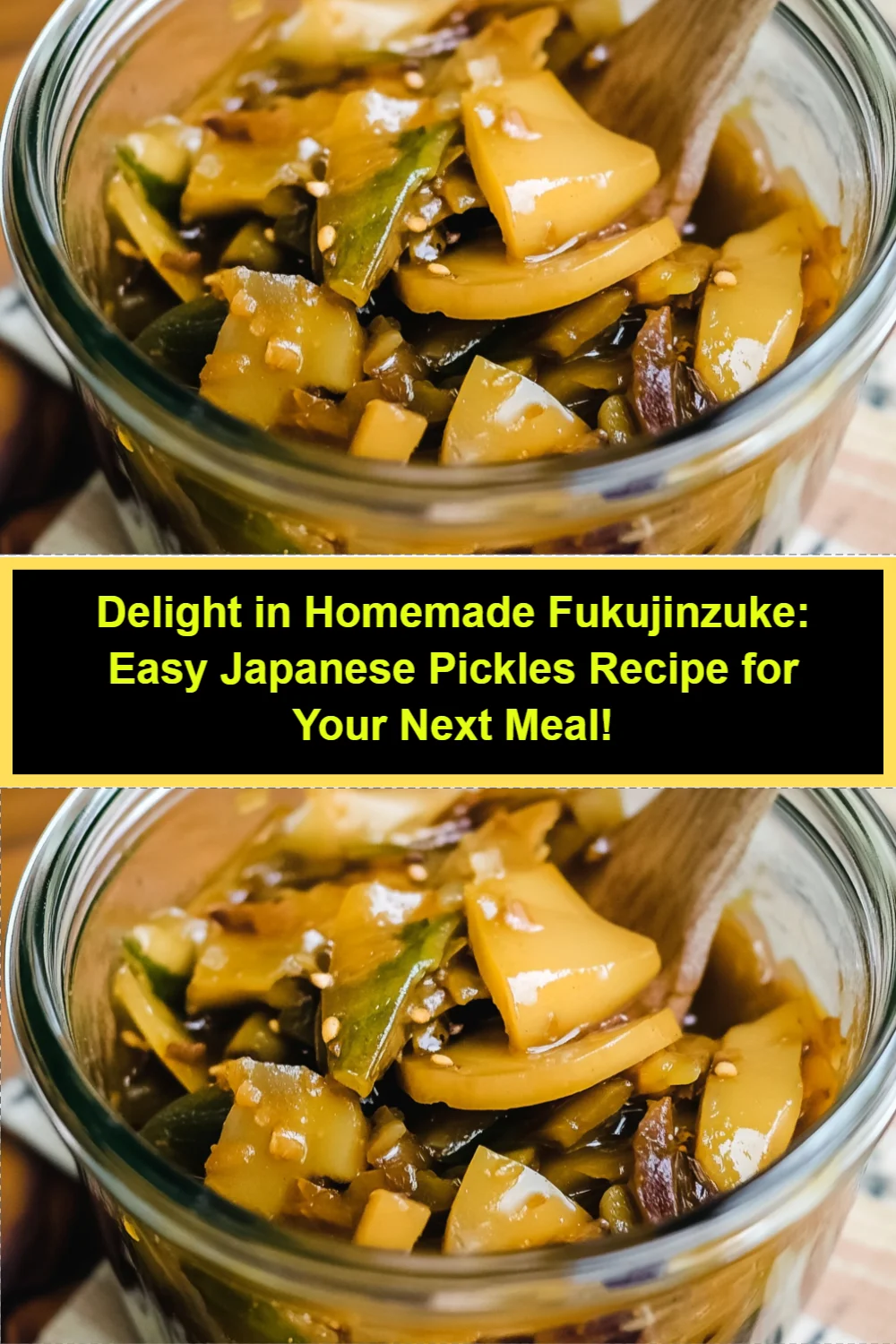 Delight in Homemade Fukujinzuke: Easy Japanese Pickles Recipe for Your Next Meal!