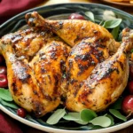 Honey Soy Glazed Spatchcock Chicken Recipe
