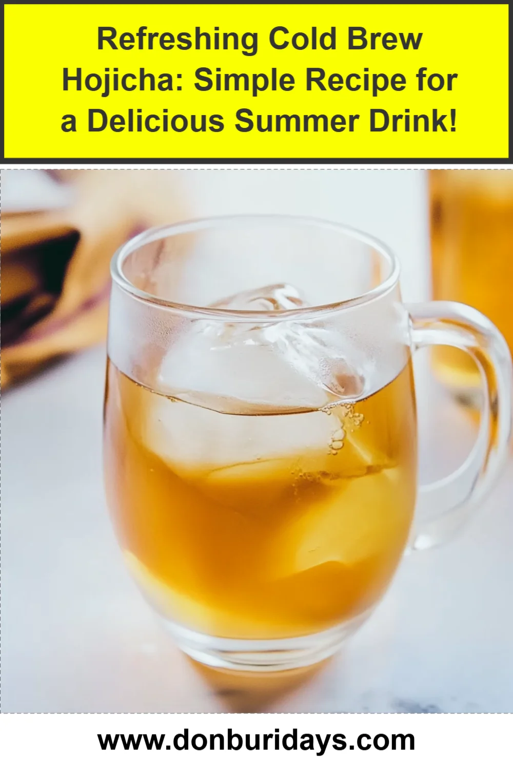 Refreshing Cold Brew Hojicha: Simple Recipe for a Delicious Summer Drink!