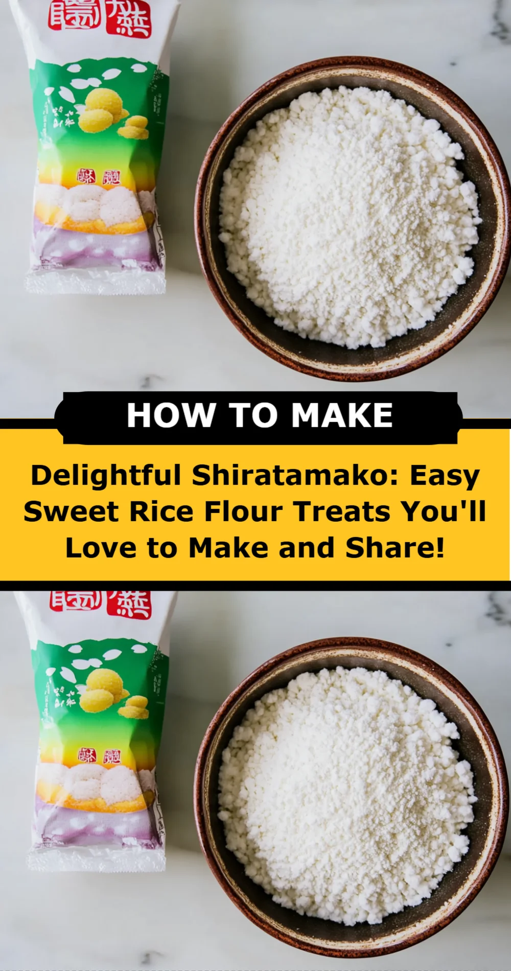 Delightful Shiratamako: Easy Sweet Rice Flour Treats You'll Love to Make and Share!