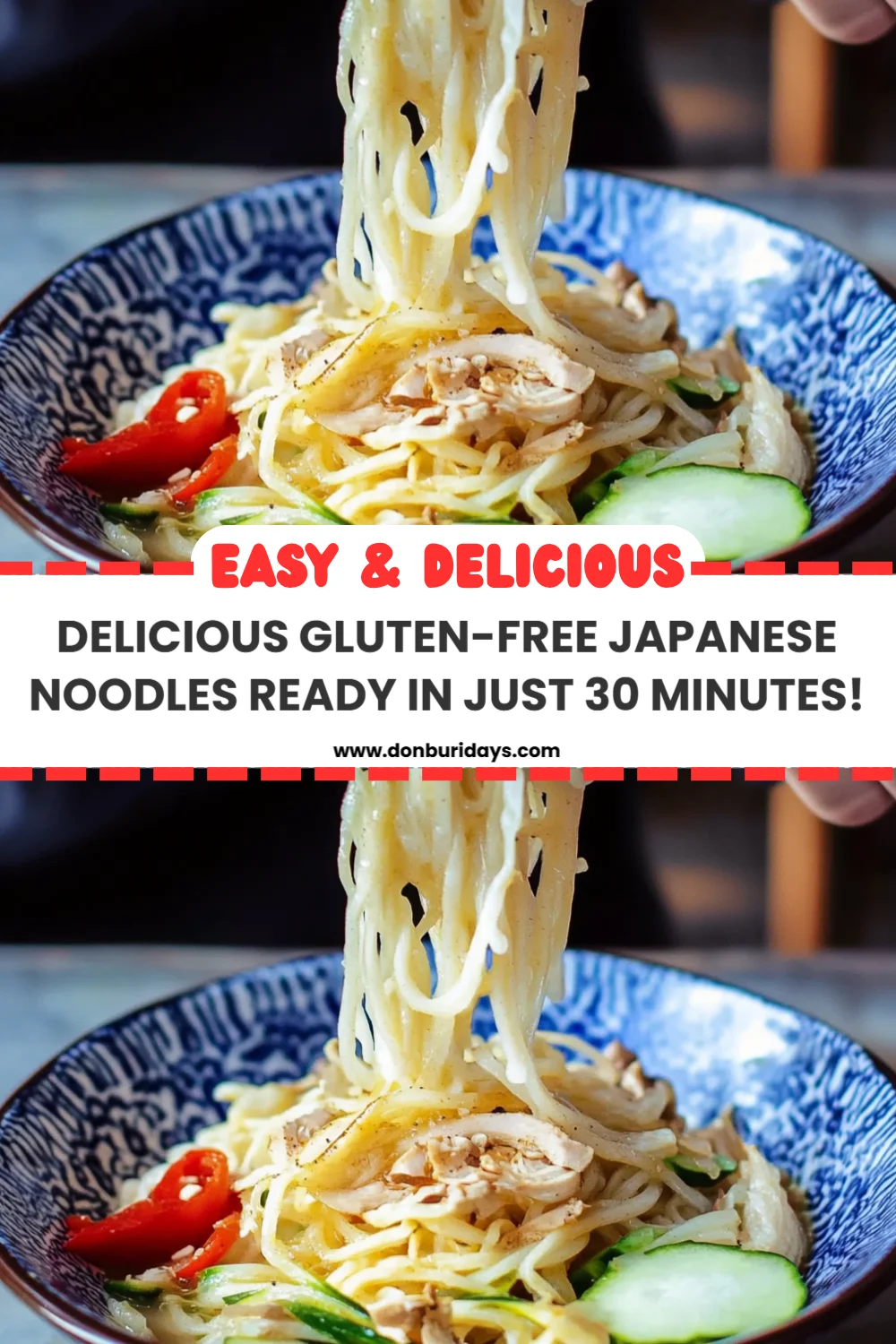 Delicious Gluten-Free Japanese Noodles Ready in Just 30 Minutes!