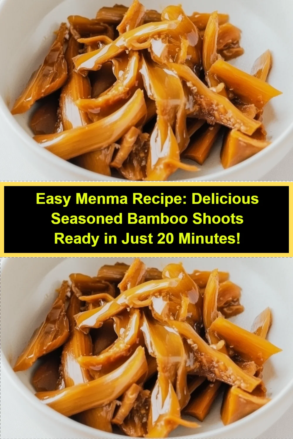 Easy Menma Recipe: Delicious Seasoned Bamboo Shoots Ready in Just 20 Minutes!